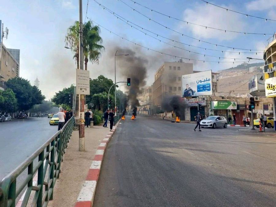 فيديو : فيديو|| إصابات في نابلس وسط اشتباكات عنيفة